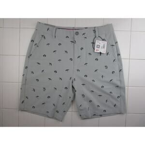 Puma X Arnold Palmer Golf Shorts Umbrella Print Men's Size 32 Gray